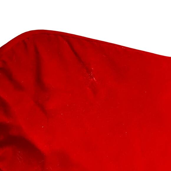 Imperial Elegance Christmas Stocking Snowman Rudolph Velvet Needlepoint Vintage - Picture 9 of 12